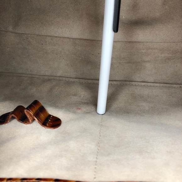 Brahmin Metallic Toasted Almond Crocodile Bag - Picture 8 of 8